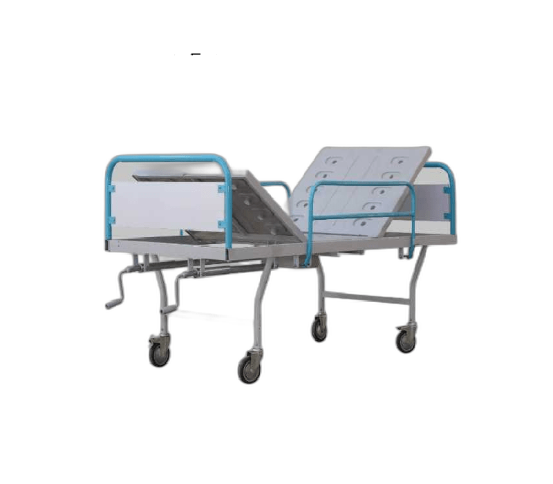 تخت بیمارستانی دو شکن فایبر ABS