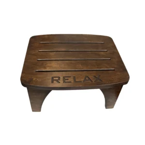 چهار پایه چوبی کنار تخت ماساژ ریلکس Relax