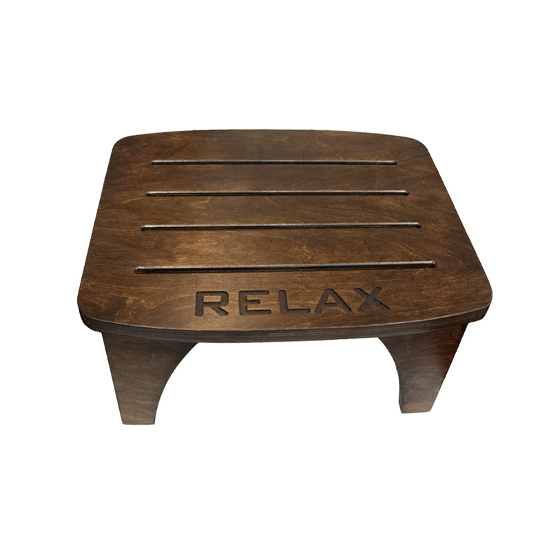 چهار پایه چوبی کنار تخت ماساژ ریلکس Relax